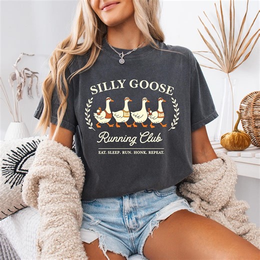 Silly Goose Running Club PNG: Funny Fitness Runner Png Workout Humor Design (digital Download) - Etsy