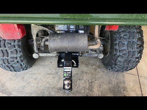 2020 Kawasaki Mule SX trailer hitch install and thoughts