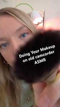 ASMR Doing Your Makeup ✨ LoFi Camera Lens Tingles #lofiasmr #asmrmakeup