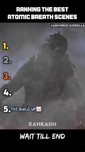 Mv Godzilla Atomic Breath#shorts #godzilla#ranked