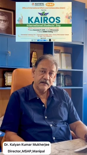 MSAP, Manipal on Instagram: "KAIROS, International Students Day, MAHE, Manipal."