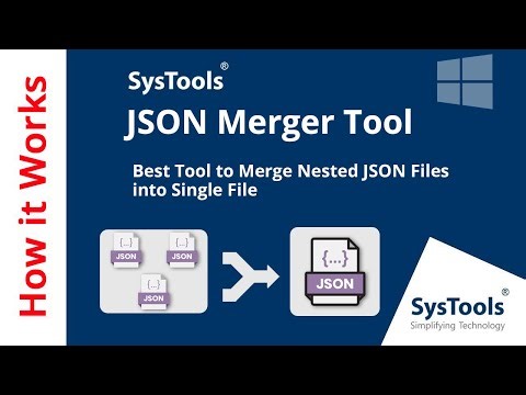 JSON Merger Tool by SysTools | How to Merge JSON Files | JSON File Merger for Windows OS