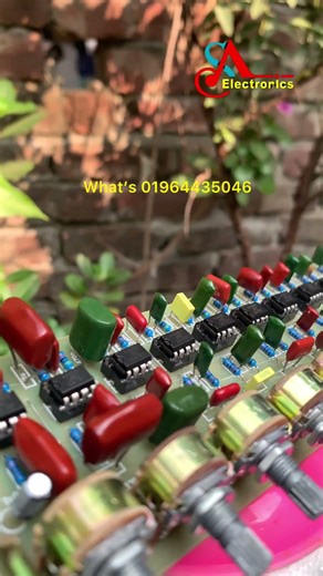 Apex Tb-10 in diy pcb testing/ 10 band stereo Equaliser/tone control / full video in channel #viral