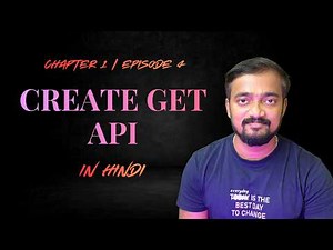 Create Project & Build Your First FastAPI GET Endpoint ⚡(In Hindi) | Ch 1 Episode 4