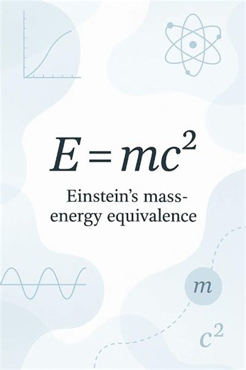 Einstein's Mass Energy Equivalence Explained! 🔬 #Shorts