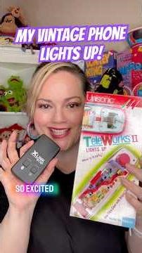 My New/Vintage phone lights up👏👏👏 I'm using the Xlink BT to make my phone work.