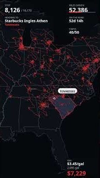 How fast can you visit EVERY Starbucks in the USA?