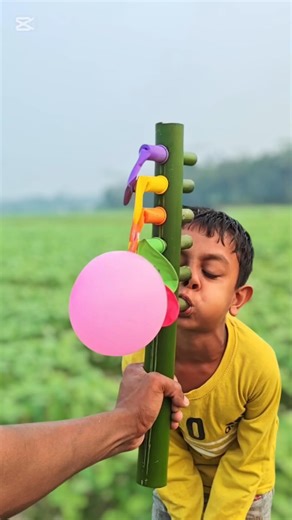 DIY Bamboo Musical Instrument with Balloons | Unique Homemade Flute
