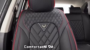 Car Seat Covers Front Seats for Nissan Frontier 2000-2026, Waterproof Nappa Leather Car Seat Cover, Full Coverage Car Seat Covers Sets(2 Seats/Black White)