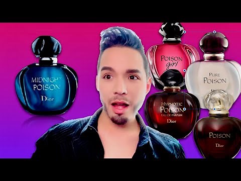 Dior Poison Collection Review ( Poison Girl - Hypnotic Poison - Pure Poison - Midnight Poison)