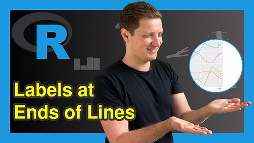 R Add Labels at Ends of Lines in ggplot2 Line Plot (Example) | Draw Text