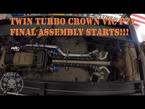 Ep 6, Twin Turbo P71 Crown Victoria, Final Assembly Begins!, Exhaust, Intake, Exhaust Wrap, Police