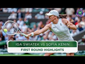 Battle of the grand-slam champions | Iga Swiatek vs Sofia Kenin | Highlights | Wimbledon 2024