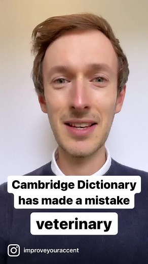 Correct Pronunciation of Veterinary | Cambridge Dictionary