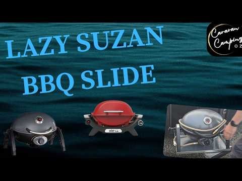 DIY Caravan BBQ Slide (Lazy Susan Swing-Out Design)