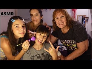 ASMR en Familia - Peinado y Maquillaje