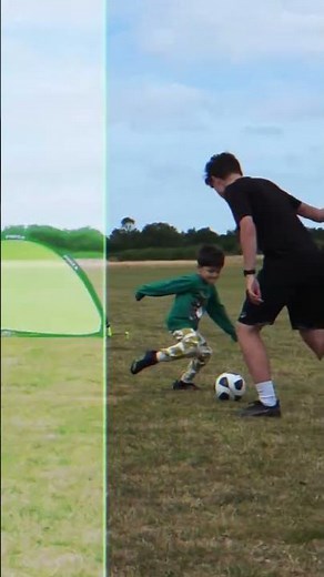 Young players mastering dribbling control today #footballtraining #soccerskills