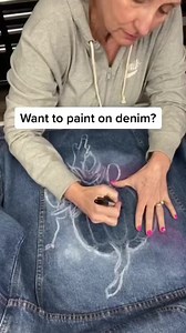 25K views · 697 reactions | I’ve been getting so many questions about how to paint on denim lately! Here are my best tips!  And if you want to paint florals…I have something fun dropping for you TOMORROW.  #paintedjacket #handpainteddenim #diyideas | TraceysFancy | Facebook