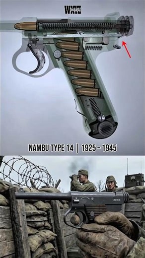 How it Works: Nambu Type 14 (1925) #engineering #education