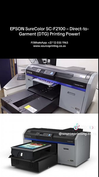 EPSON SureColor SC-F2100: Premium DTG Printing Solution