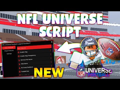 *NEW* NFL Universe Football Script (PASTEBIN 2024) (AUTO MAG, SPEED, INF JUMP, AUTO TACKLE)