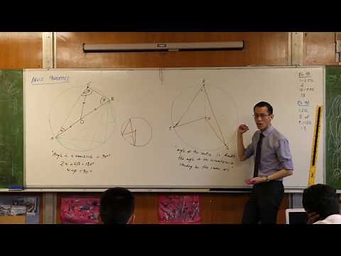 Angle Properties - Circle Geometry (Angle at the centre/circumference)