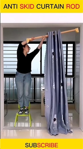 Anti Skid Curtain Rod 🔥