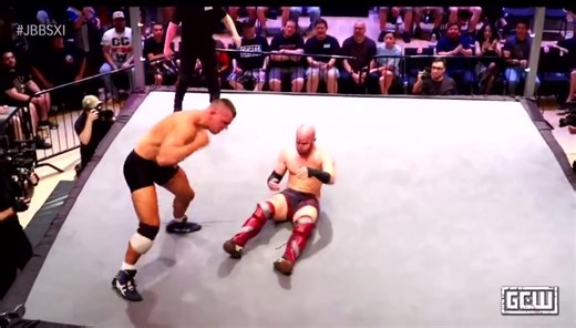 Check out RAW's Julius Creed delivering a KO tonight at GCW's Bloodsport 😲!! | The Backstage Brawl