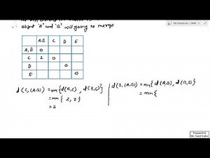 35.Solved Problems on Hierarchical Clustering (Single Link Approach)
