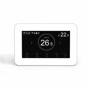 [Hot Item] Bacnet Modbus HVAC Heating and Cooling Air Conditioner Fcu Thermostat with 4.3inch Color Touchscreen