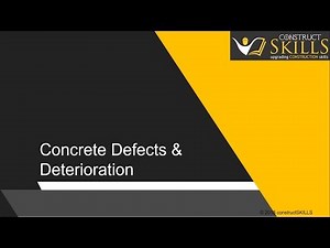 Concrete Defects and Deterioration
