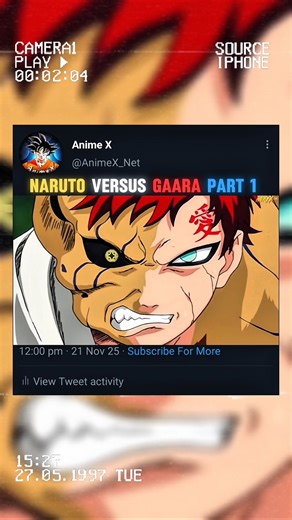 Naruto versus Gaara Part 1