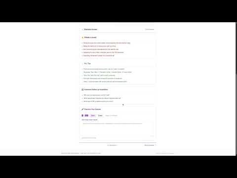 AI面试刷题网站介绍 | 每天Mock Interview挑战开始！