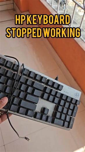 Disappointed👎👎 HP keyboard stopped working #shorts #gaming #tech #hp