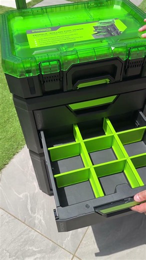 New Greenworks Modular Storage System 👀