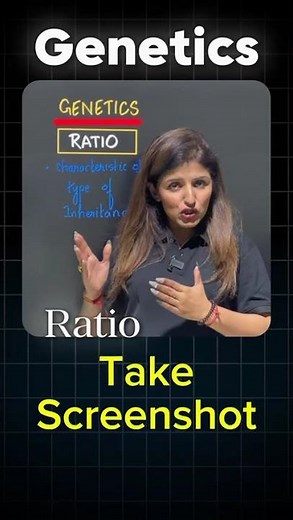 Genetic Ratio Explained by Tina Mam | NEET 2026 Biology | Kaksha Edu #neetbiology #geneticratio