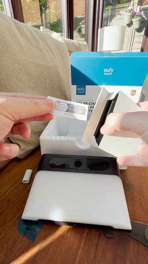 Unboxing and installing the Solar Wall Light Cam S120…This all-in-one solar-powered wall light camera is a must have for anyone looking to upgrade their home security 🏡📹 | eufy