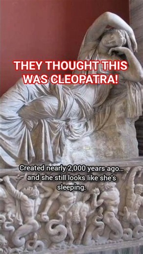 They Thought This Statue Was Cleopatra! 😱 #arthistory
