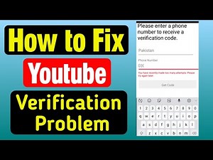 You have recently made too many attempts please try again later youtube