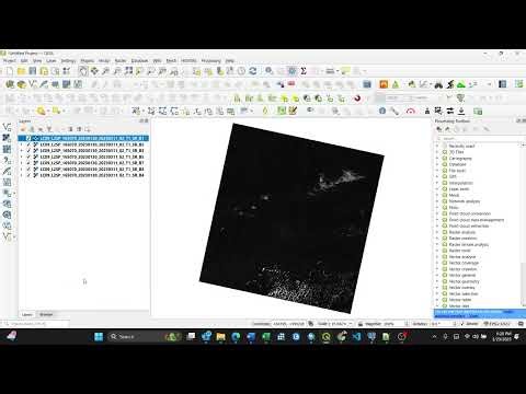 How to create a Multiband Raster and Visualize it in QGIS