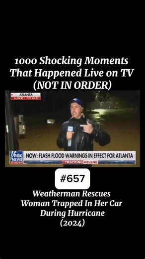Caught Live on Instagram: "In the midst of Hurricane Helene’s devastating impact on the Southeast United States in late September 2024, FOX Weather meteorologist Bob Van Dillen became an unexpected hero during a live broadcast from a flooded area in Atlanta. As remnants of the storm unleashed torrential rains and flash flooding, Van Dillen was reporting on the rising waters near Peachtree Creek when he heard desperate screams from a woman trapped inside her submerged car. The vehicle had been ov