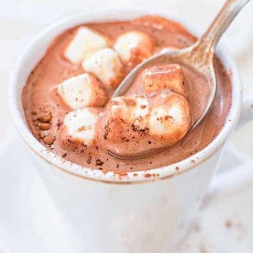 Hot Chocolate with Condensed Milk