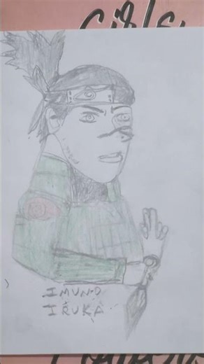 mostrando desenho iruka imuno Naruto