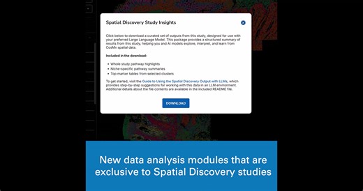 💬Start a conversation with your spatial data using AtoMx SIP 2.2 We are thrilled to introduce the Spatial Discovery Module (Beta), a new feature in the AtoMx Spatial Informatics Platform (SIP) designed to bridge AtoMx’s powerful and robust spatial algorithms with any third-party AI tools. 📅 Join our webinar on February 12th to: - Learn more about the Spatial Discovery Module (Beta) - See a live example of how it can be combined with any LLMs to enable conversations with your spatial data - Exp