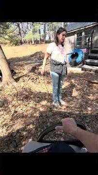 Spring Cleanup-picking up sticks and dumping with our Cushman utv #sticks #kindling #cushman #dumper