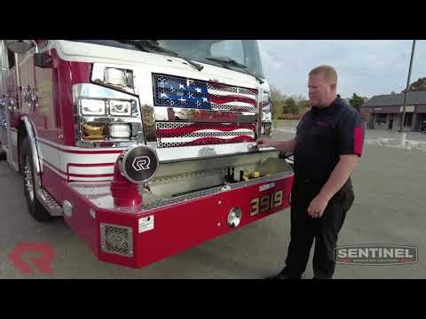 Millstadt Union Fire Department's Rosenbauer 78' Viper Aerial