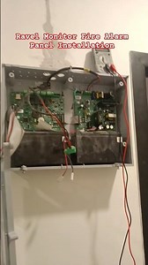 Ravel Monit Fire Alarm Panel Installation #FireAlarmInstallation #RavelFireAlarm #FireAlarmPanel