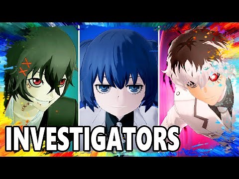 TOKYO GHOUL:re [CALL to EXIST] All Unlock INVESTIGATOR Playable Special attack Skill Abilities