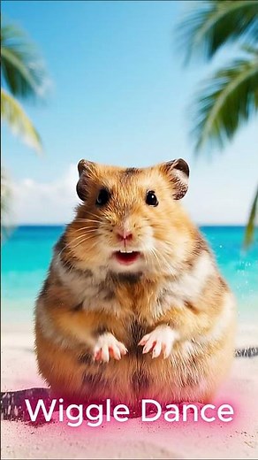 🎉🐹 Wiggle Dance – Dancing Hamster Beach Party | Kids Dance Song by Tulibino 🌴💃