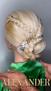 How to .., TIMELESS BOHO UPDO BUN with only 2 ponytails „in few minutes 🤗 Updo Romantic 🥰 . “Feel like a queen with this elegant and royal braided hairstyle.” Updo quick & easy Bridal Updo Romantic & Elegant Easy & Simple Romantic Simple & Easy Hair Tutorial Romantic 🥰 ✨WATCH ✨LEARN ✨SAFE #fashionstyle #hairstyling #longhairstyles #wedding #braidstyles #weddinginspiration #bridalstyle | MadeByAlexander